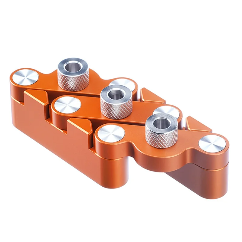 Hot Sale-Self-Centering Dowelling Jig Set Wood Furniture Mortise And Tenon Joint Punching Locator Pocket Doweling Jig