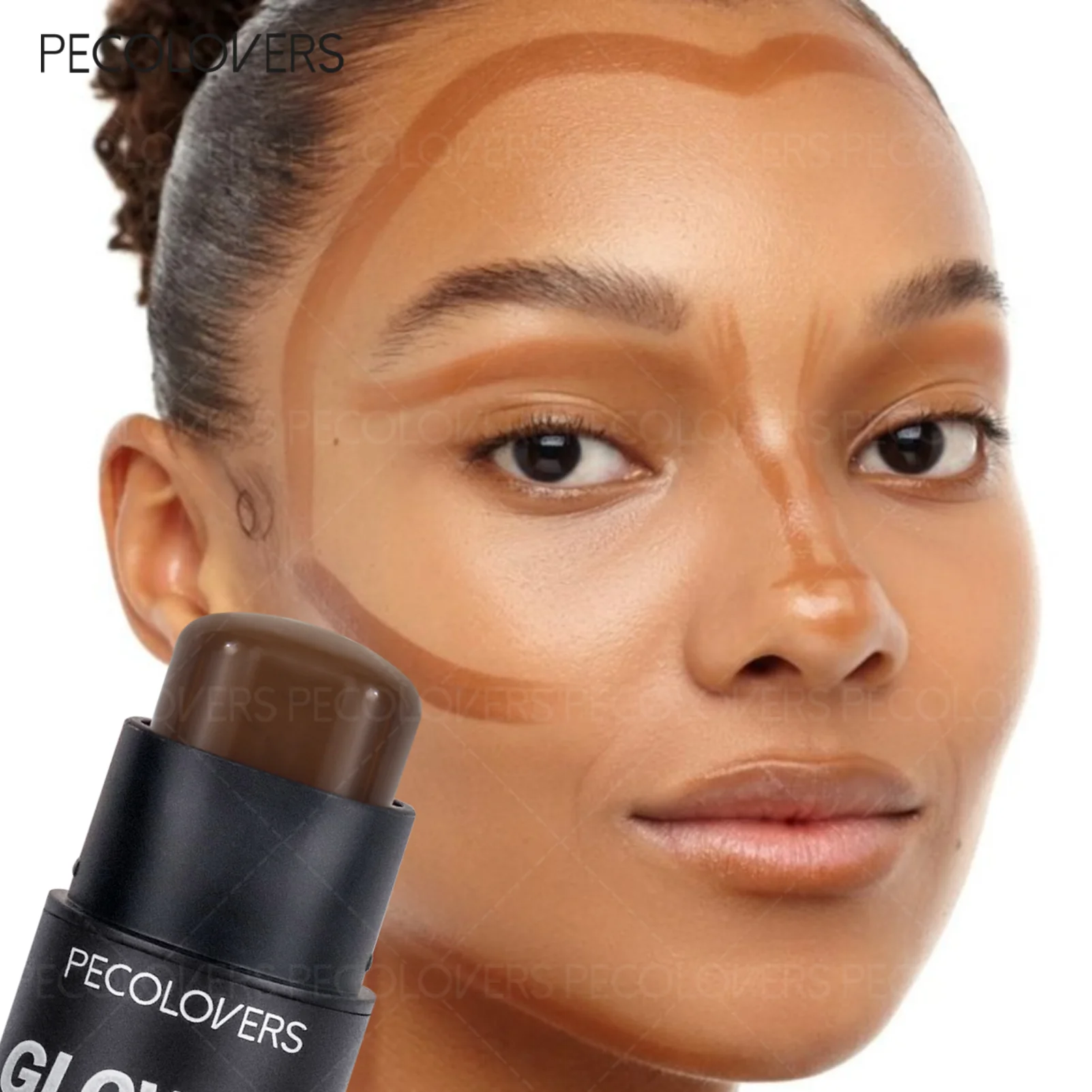 Waterproof Long Lasting Face Bronzer Contour Concealer Foundation Face Corrector Full Cover Pores Dark Circles Contour Stick
