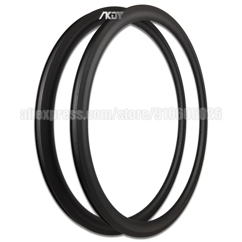 633mm Road Bicycle Rims 38mm Height 25mm Width 700x25C Disc | V Brake Tubeless ready Clincher Compatible 700c Road Carbon Rim