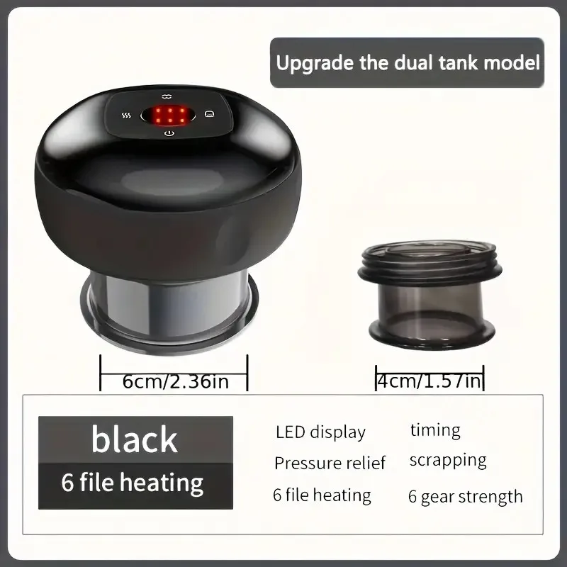 Electric Cupping Massage Device - USB-CRechargeable Portable Cupping Relaxation Device