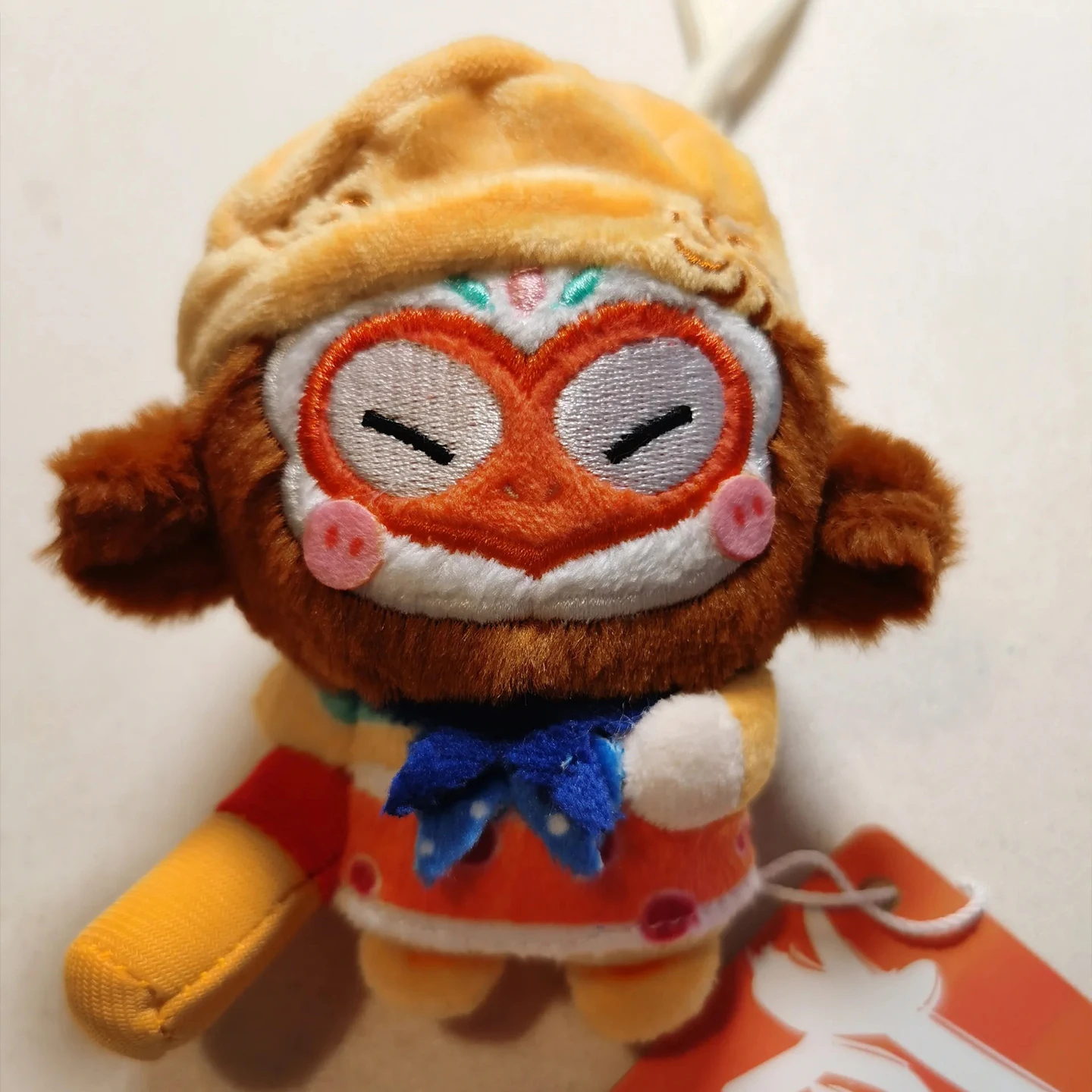 Hot Monkey King Sun Wukong Pluche Sleutelhangers Culturele Creatieve Hangers Pop Rugzak Ornament Gift Nepbont Knuffeldier