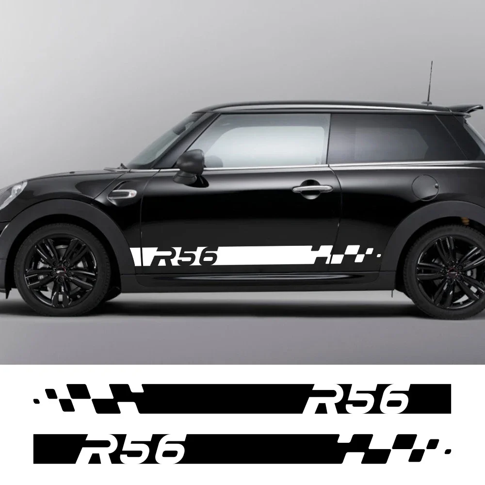 Car Door Side Sticker For MINI John Cooper S JCW R56 Hatchback GP Racing Sport Styling Decor Decal Auto Para Tuning Accessories