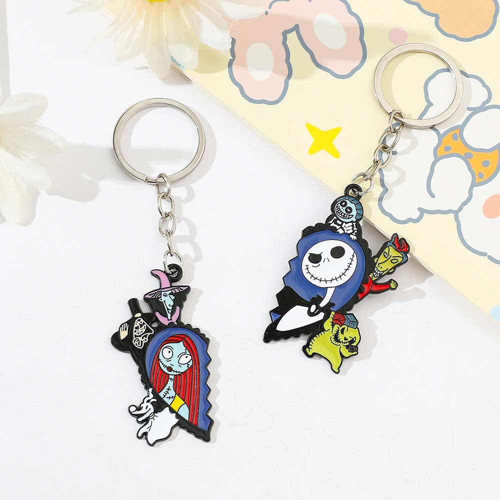 The Nightmare Before Christmas sleutelhanger Sally Jack Skellington Halloween sleutelhanger rugzak sleutelhouder accessoires