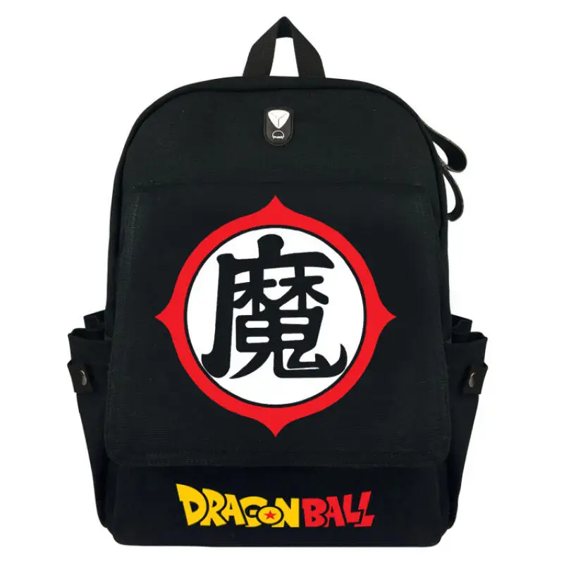 حقيبة ظهر Dragon Ball Z حقيبة ظهر Son Goku على كلا الكتفين حقيبة ظهر كرتونية للطلاب حقيبة ظهر من القماش مطبوعة في الهواء الطلق هدية