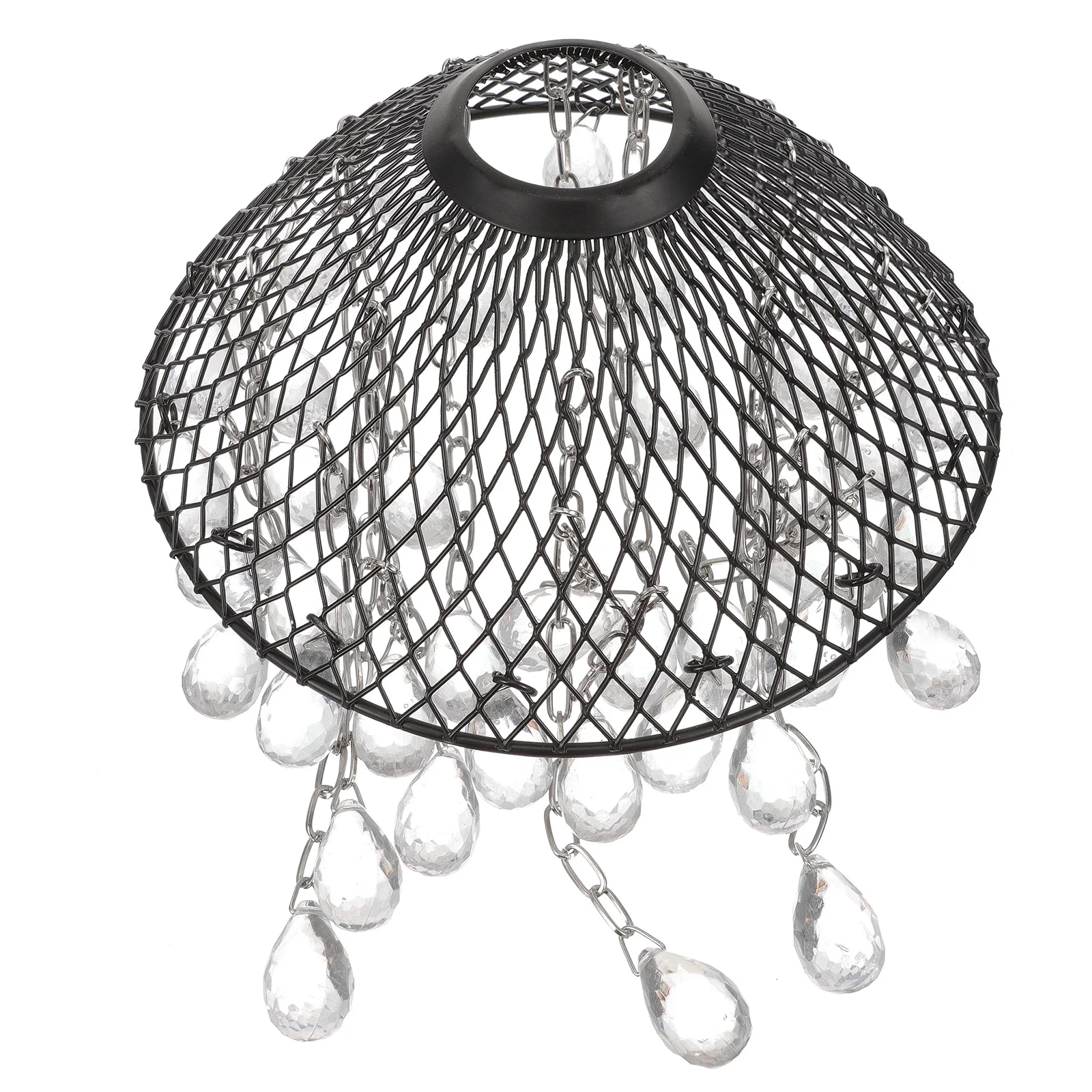 

Vintage Lamp Shade Pendant Light Cover Modern Style Droplets Decoration Easy Install Various Places Smooth Touch