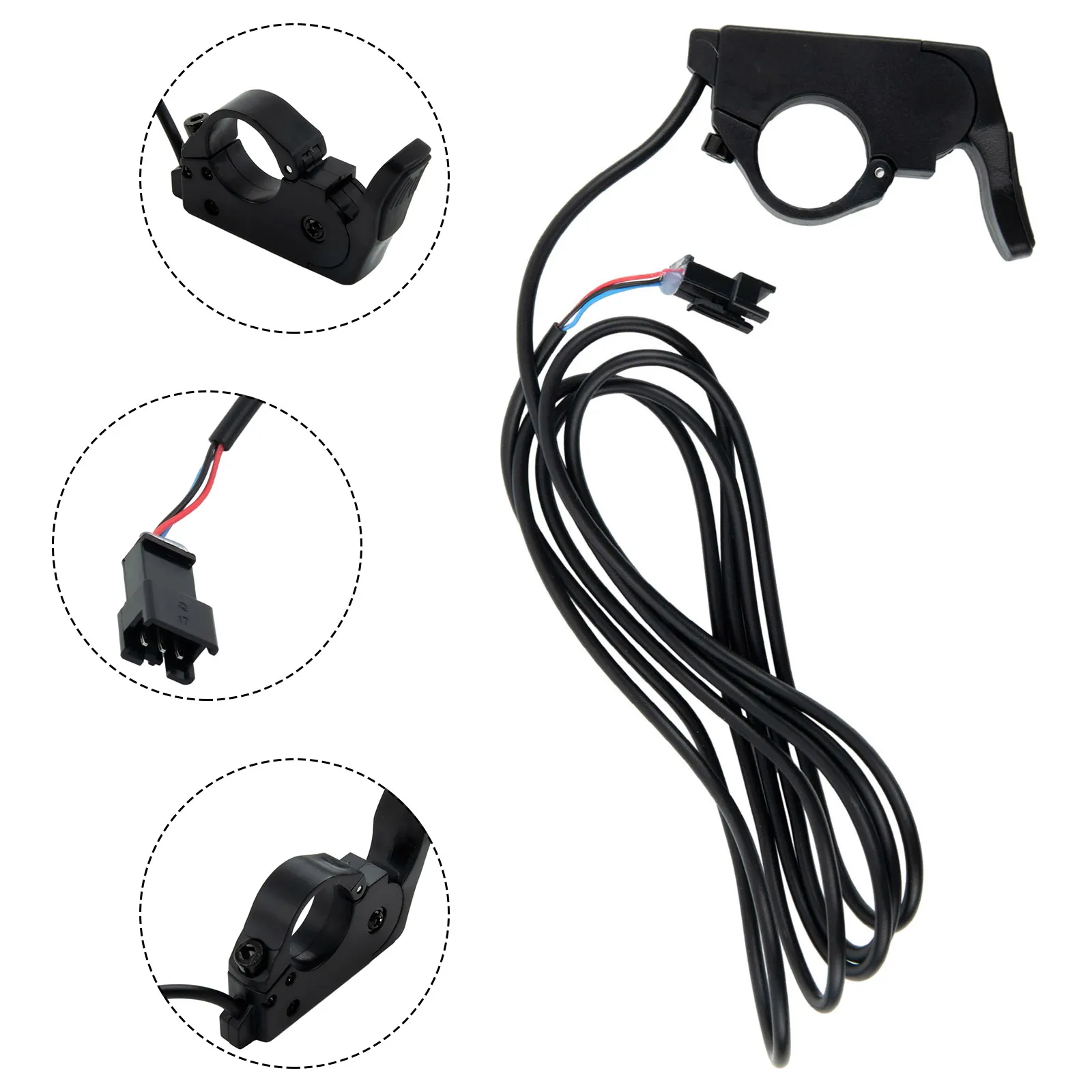 

Parts Thumb Throttle Thumb Throttle Handle Replacement 109R 16*11*2cm Assembly Cable Common For Left And Right