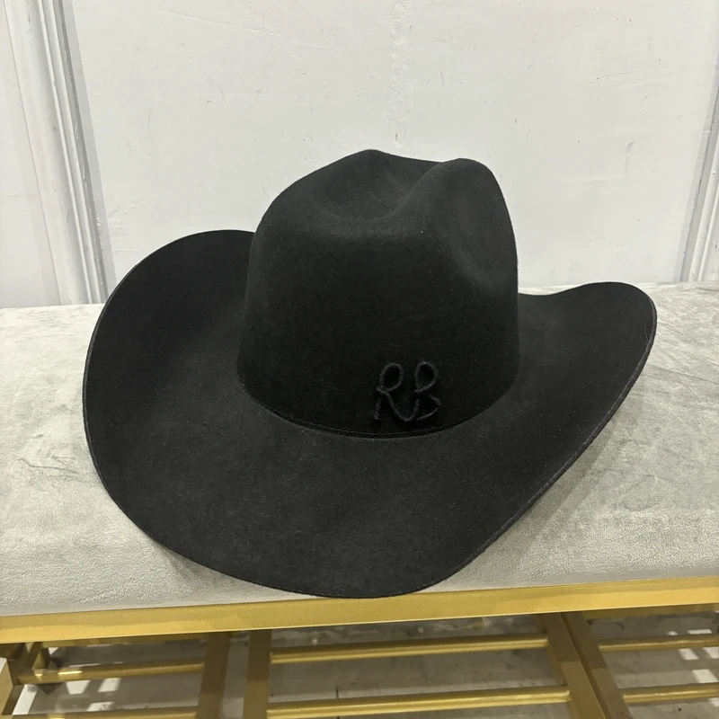 2024 new arrival RB Monogram Cowboy Hat for man and women wool panama hat