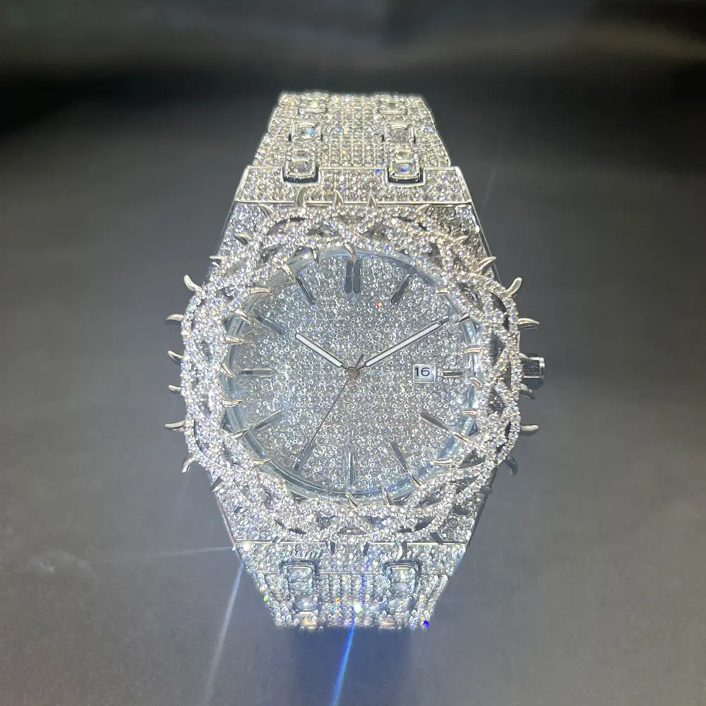 Missfox Quartz Watches For Men with Flower Case