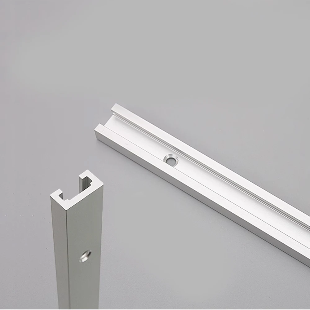 19Type T Slot Track Aluminum Profile Woodworking DIY Rail Jig Fixture Connector Guide Rail T-Track Slider Woodworking Tools