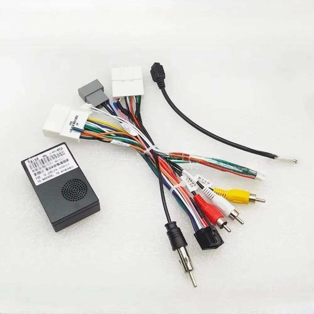 Raise Canbus Box RZ-DF57 For Nissan Rogue /Juke /X-trail/ Navara/ Qashqai J10/J11/ Android 2 Din Radio Car 16 Pin Power Cable