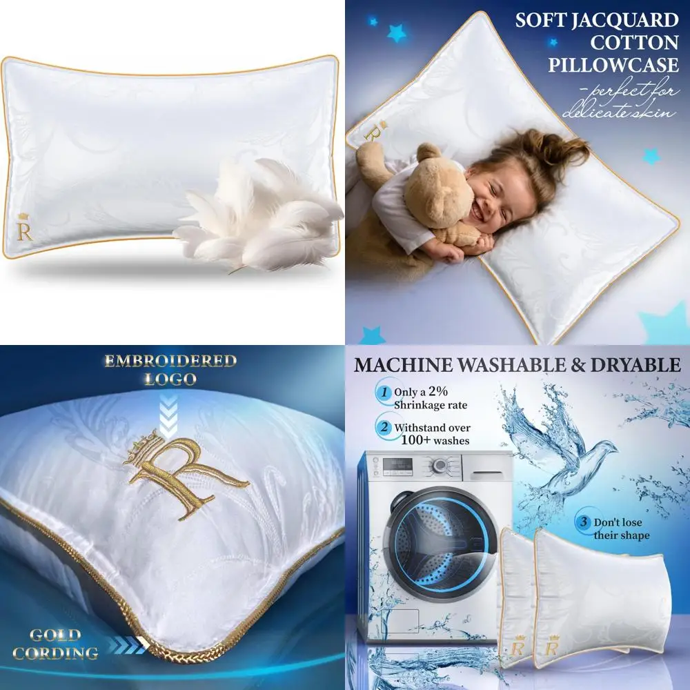 

Роскошная подушка King-Size из белого гусиного пуха, дышащая поддержка сна премиум-класса