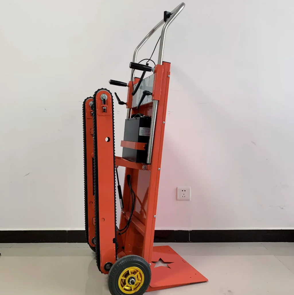 Electric Four-Wheel 2 Wheel Crawler Stair Climber Truck Silent Household Appliance Foldable Automatic Stair Climbing Artifact