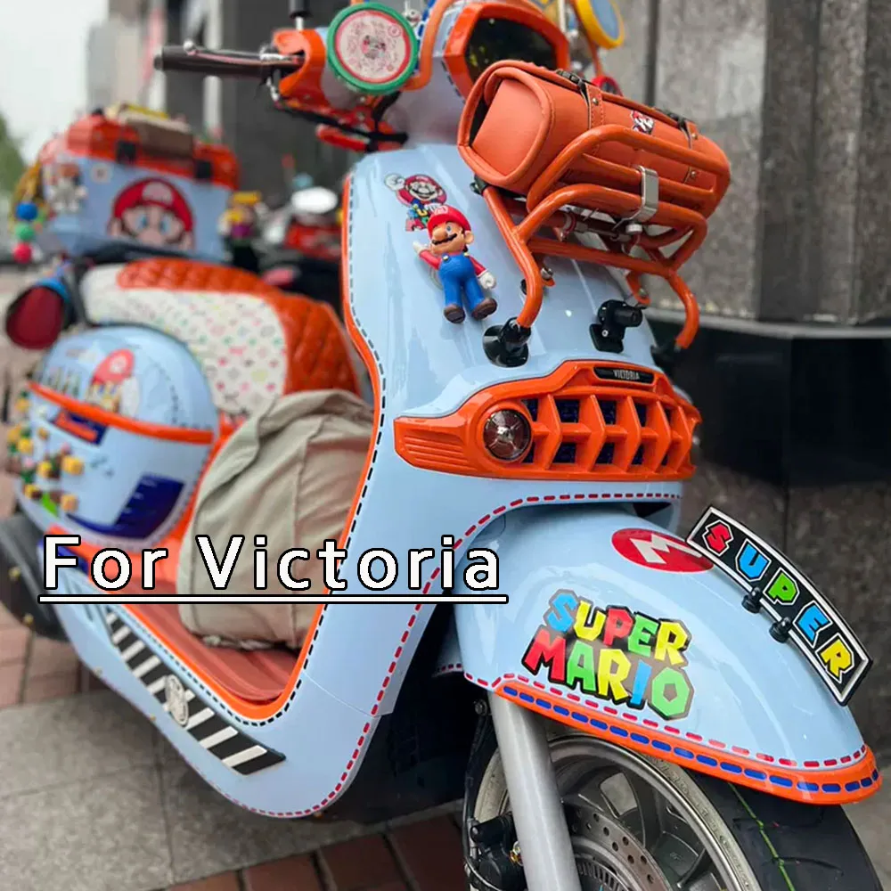 Motorcycle Front Fender Badge Number Plate Standing Sign For Victorian Sixties Nicky125 Nicky175 Nicky300i Sixties150i 250i 300