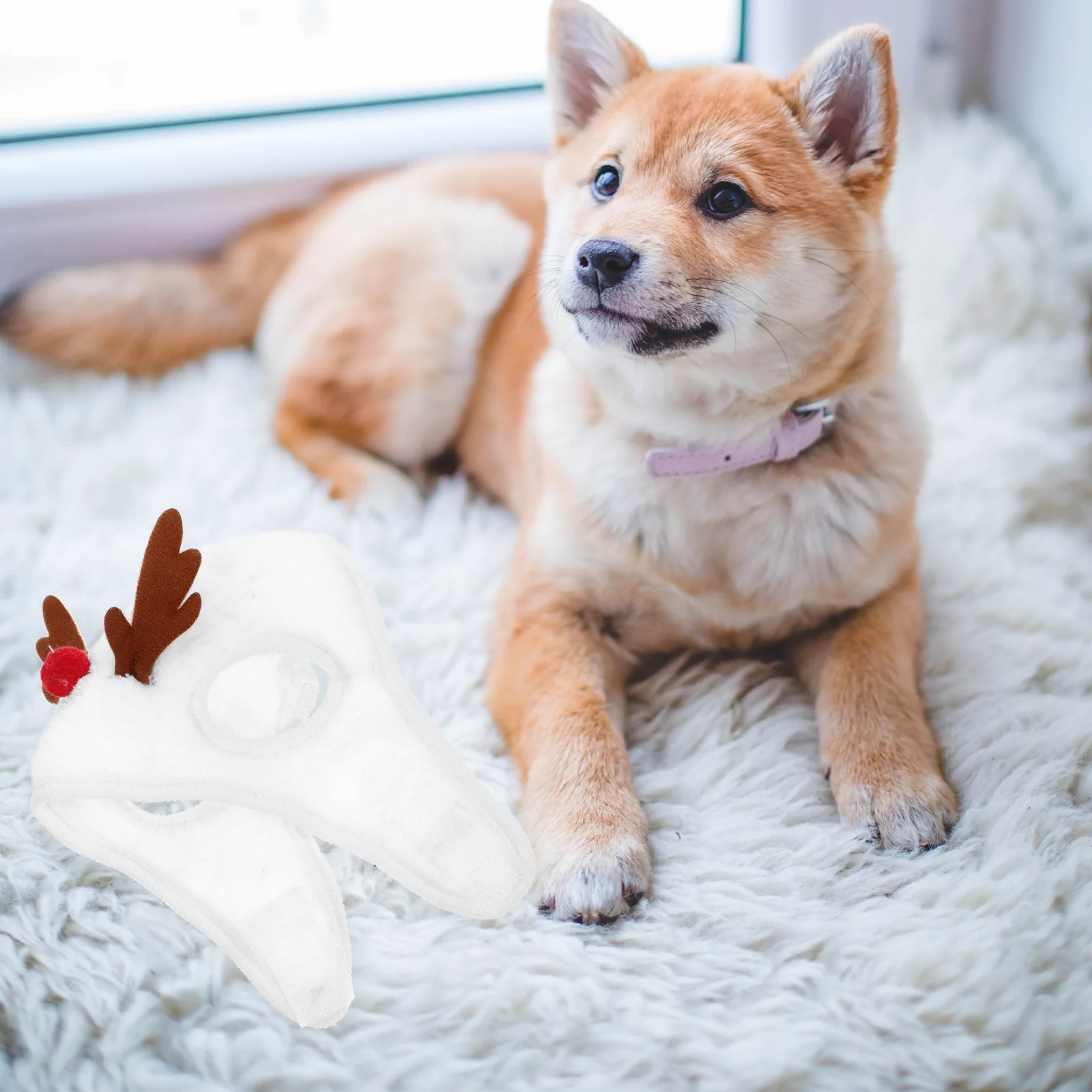 

1Pcs Pet Christmas Hat Soft Comfortable Dog Cat Xmas Holiday Party Outfit Party Head Decoration Dog Hat Pet Head Decor