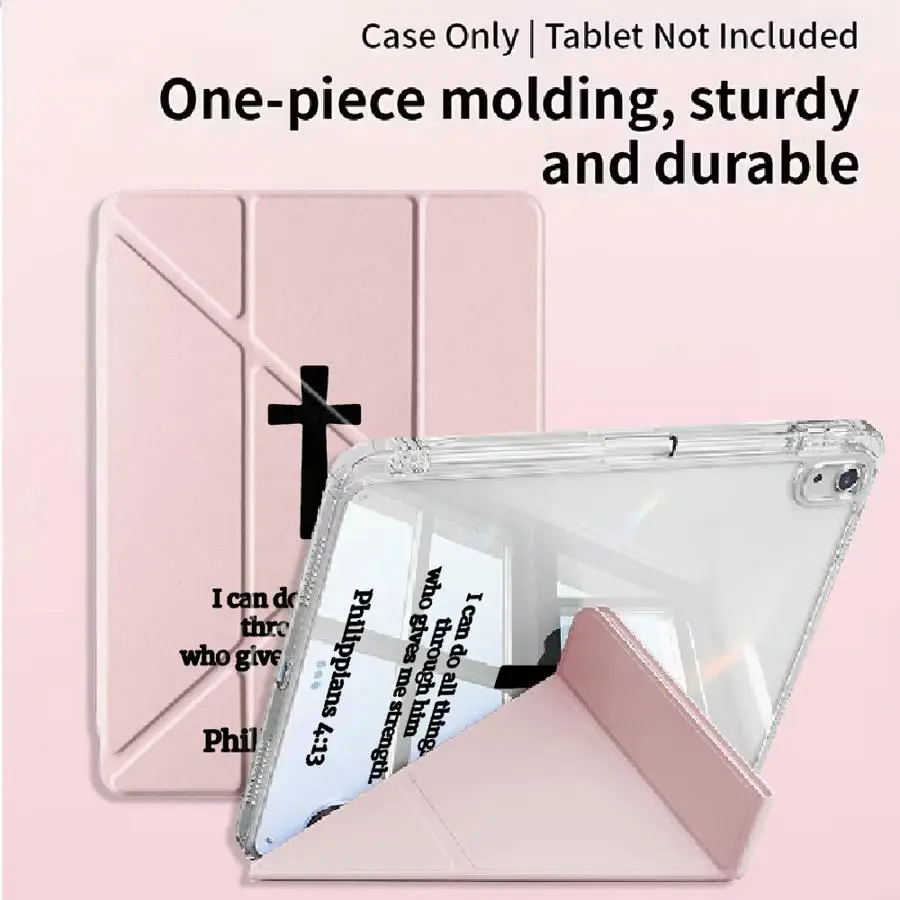 Simple Christian Cross Tablet Case For iPad Pro 11th 10th 9th 8th 7th 12.9inch Pro 2025 Mini 6 7 Air 4 5 M3 M2 1 2 M4 11inch
