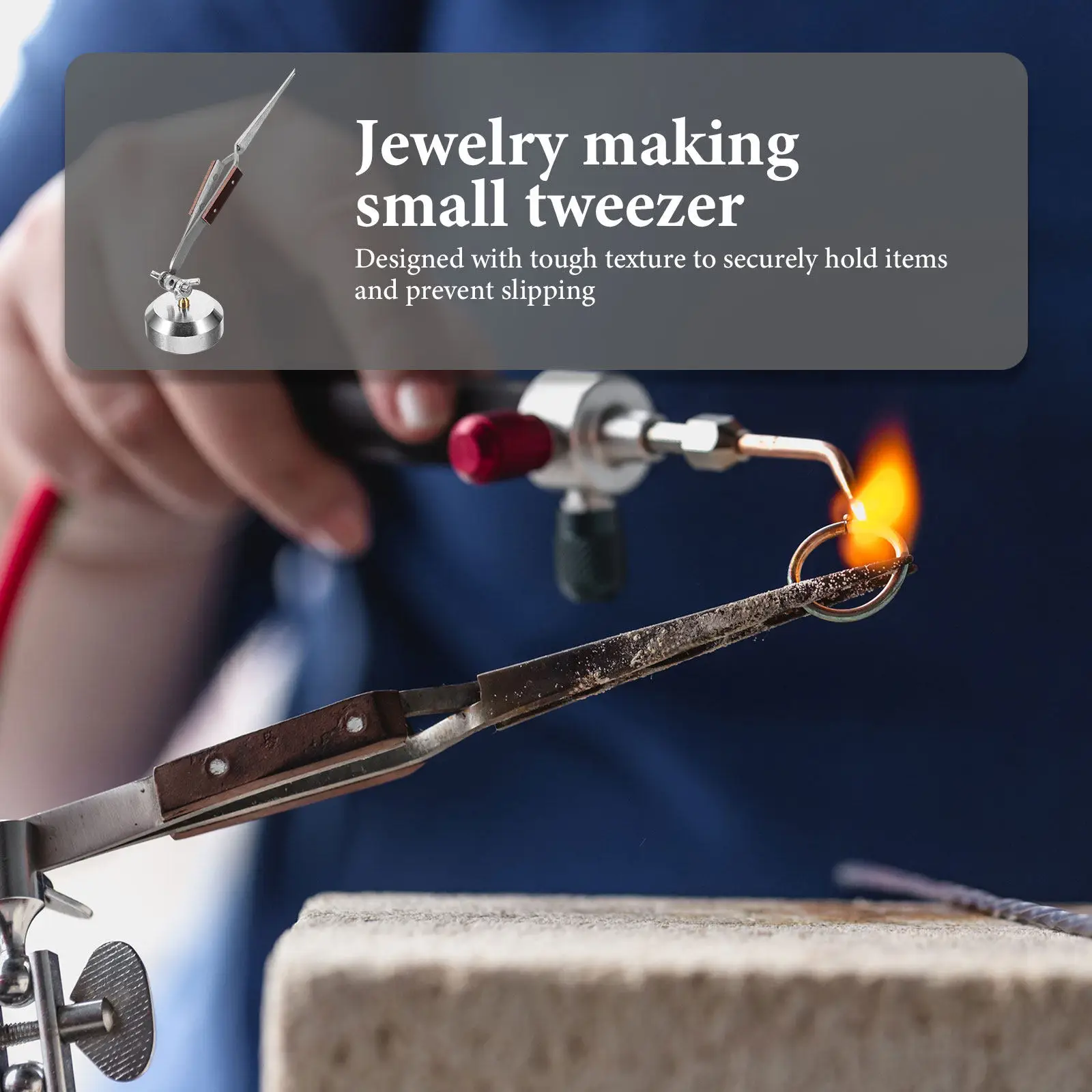 

Пинцет-держатель для пайки Third Hand: Настольный металлический зажим с сильным креплением для изготовления ювелирных изделий, сварки и точных работ