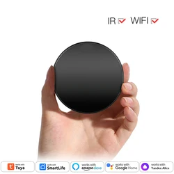 Tuya-Controle Remoto para Casa Inteligente, WiFi, IR, TV, DVD, AUD, Ar Condicionado, Controle por Voz, Compatível com Alexa, Google Home, Yandex Alice