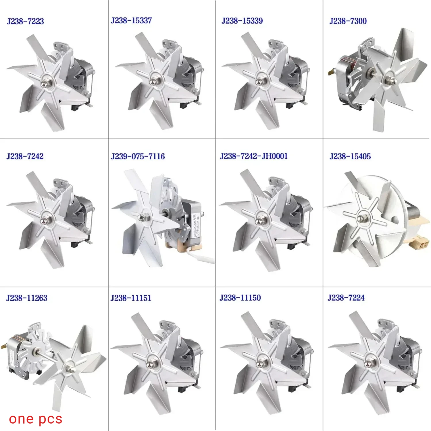 1PCS 220V Shaded Pole Motor Fan Microwave Oven Heater Motor Dryer Blower J238 150mm