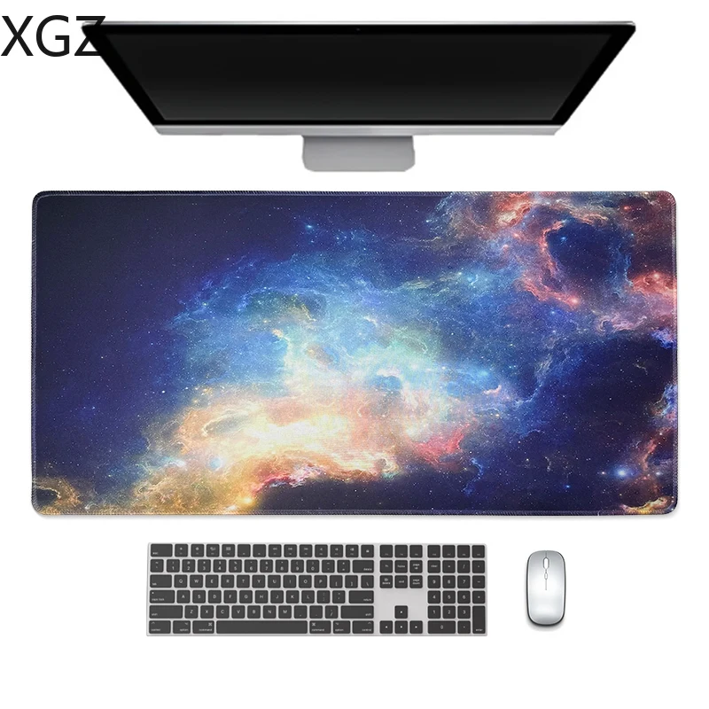 XXL Mousepad keyboard mouse carpet large desk pad non-slip rubber gamer mouse pad laptop mousemat starry sky