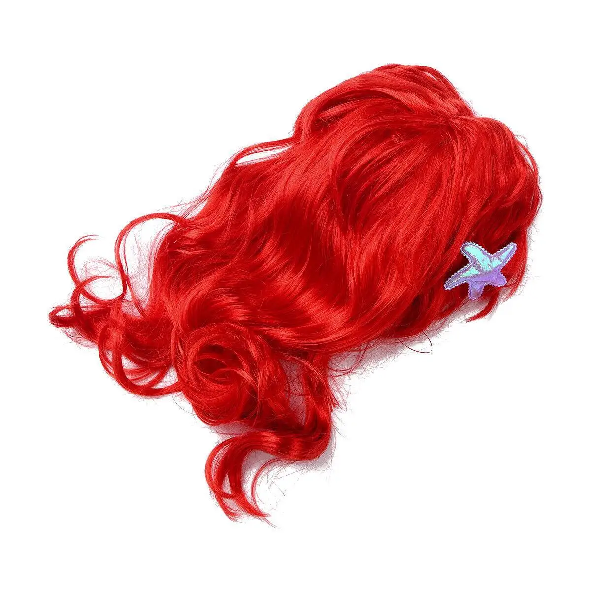 Girl Halloween Mermaid Princess Costume Props Cosplay Wig Party Girls Kids Children Girls Hair Accessories