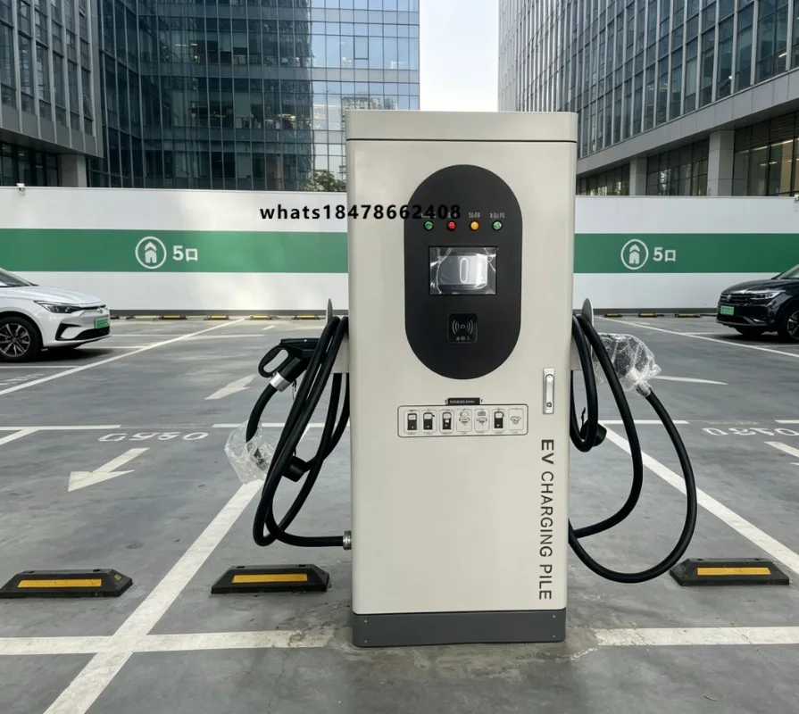 

21-Inch screen commercial DC electric vehicle charging station 60kw 120kw 240kw IP55 DC fast charger for fleets and trucks