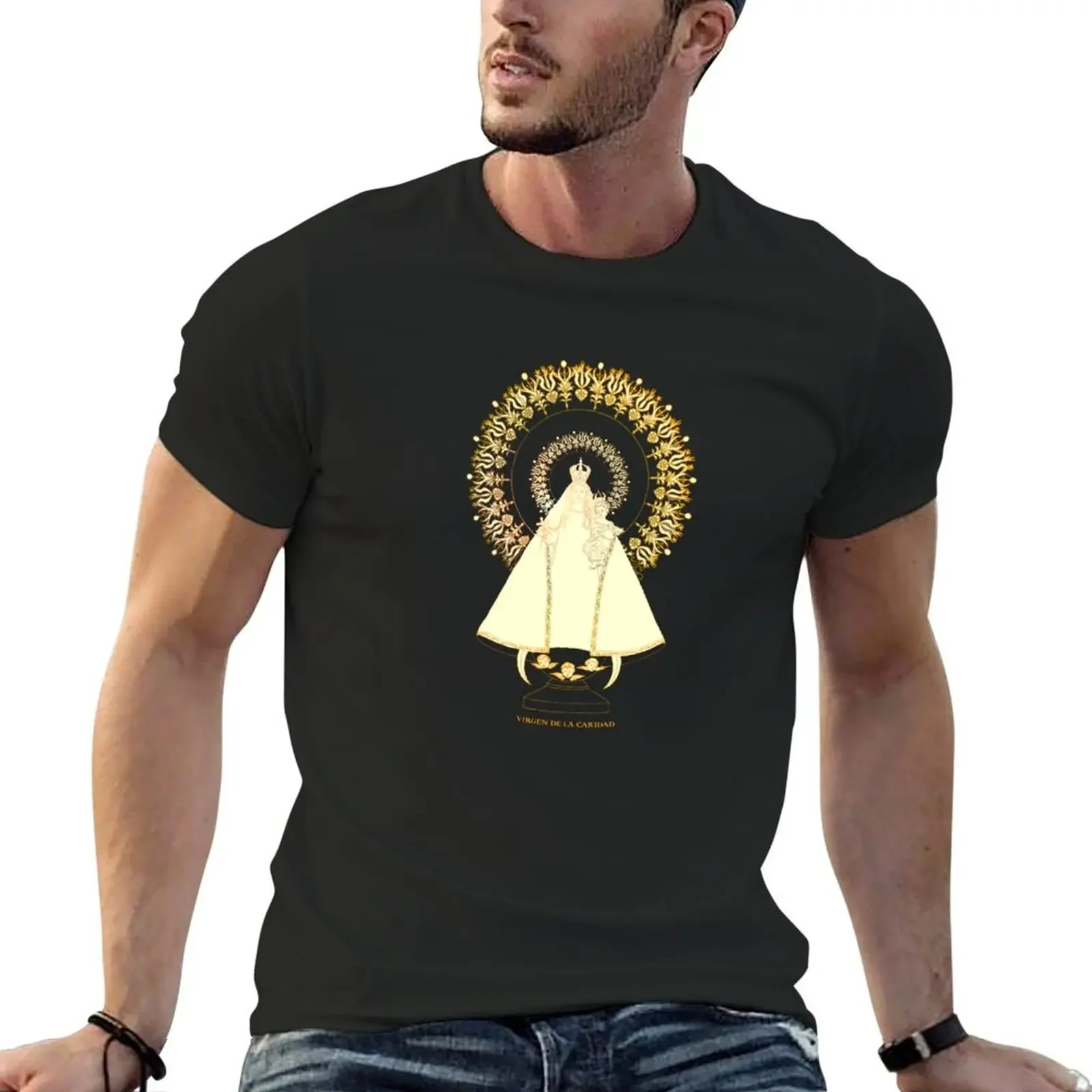 CARIDAD DEL COBRE, VIRGEN DE LA CARIDAD, NUESTRA SE?ORA DE LA CARIDAD T-Shirt quick-drying for a boy compression shirt men