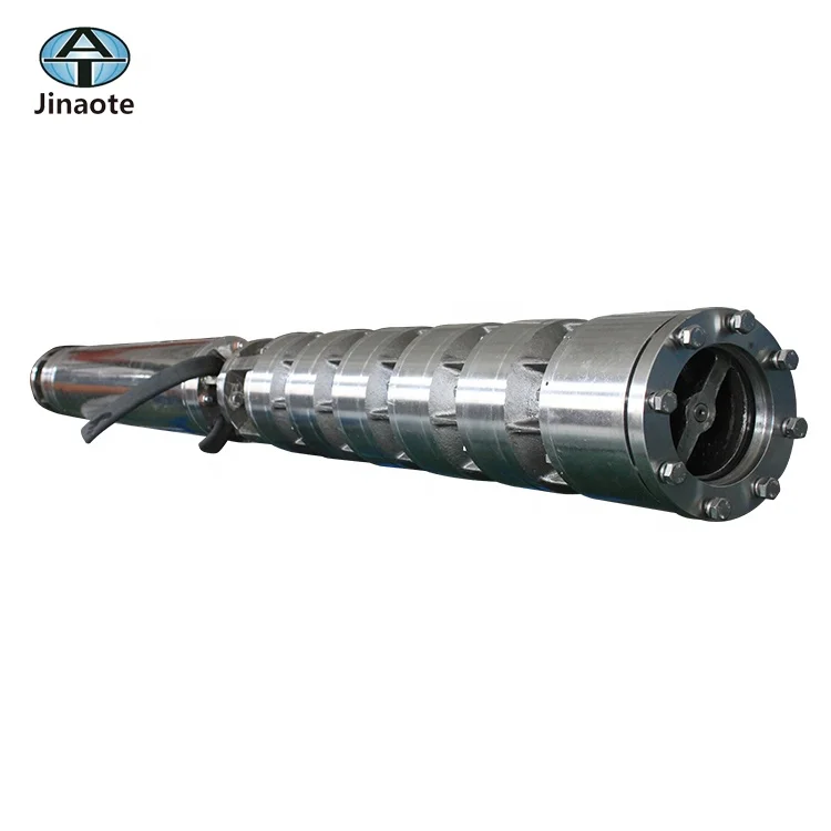 High-Pressure Submersible Stainless Steel Pump 75KW Motor Marine Sewage Deep Well Sea Water Centrifugal