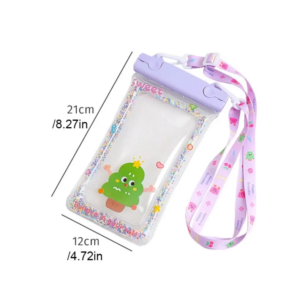 Cartoon Waterproof Phone Case Air Bag Touchable Mobile Phone Bag Transparent Universal Phone Protector Pouch