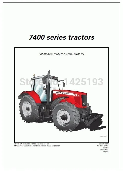 SpecDiag Massey Ferguson Repair Manuals 2022 UK+SA+NA