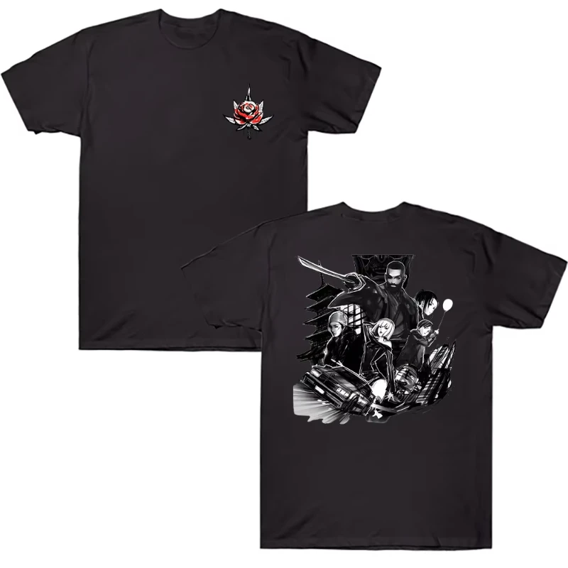Eladio Carrión Rose Album Tee Men Women Fashion Hip Hop Street T-shirts Casual Loose Oversized Tops Cotton High Quality T Shirt
