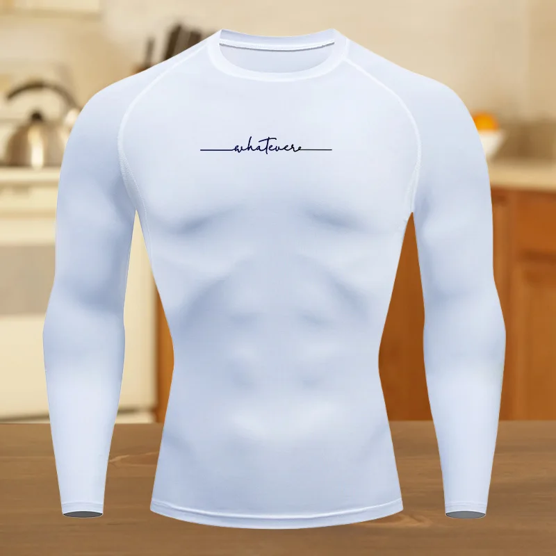 T-shirt a compressione a maniche corte da uomo traspirante ad asciugatura rapida ad alta elasticità Spider corsa ciclismo allenamento in palestra magliette magliette