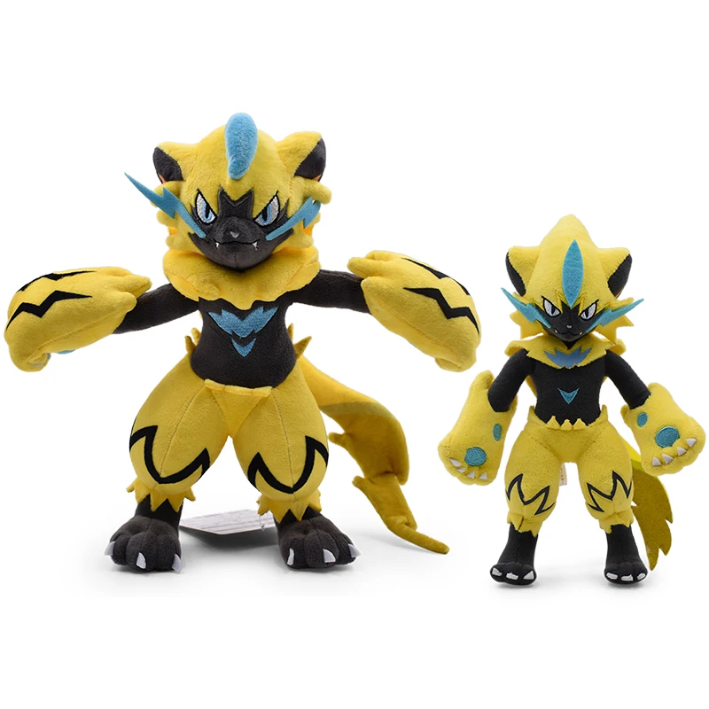 

Zeraora Pokemon Plush Toy Special Shiny Zeraora Soft Stuffed Peluche Doll Anime Pocket Monsters Funny Gift for Birthday Present