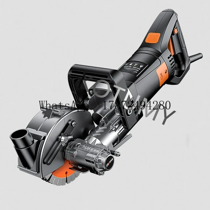 Conc Wall Slotting Grooving Machine Brick Wall Slot Cutter 220V Hydropower Installation Du-st-proof and Circular Saw