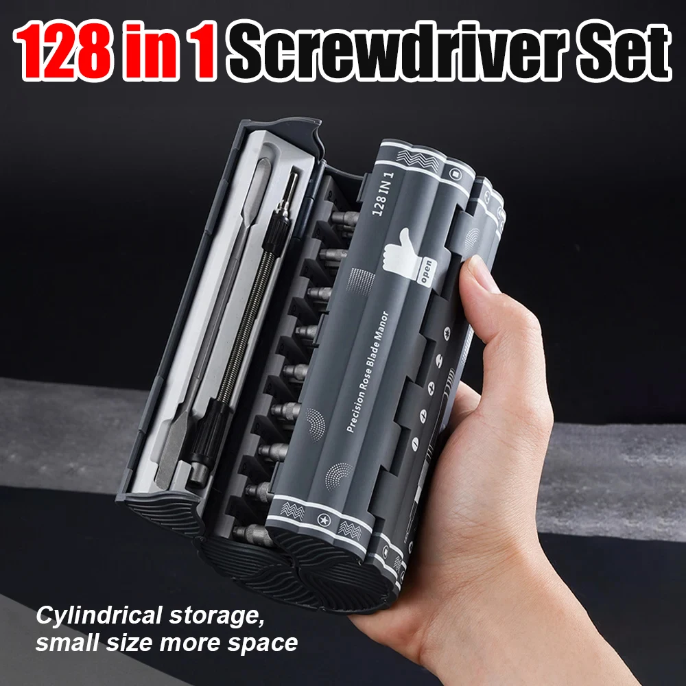 128 In 1 Precision Screwdriver Kit Professional Magnetic Phillips Screw Driver Bits Set Portable Electronic Repair Tool Set