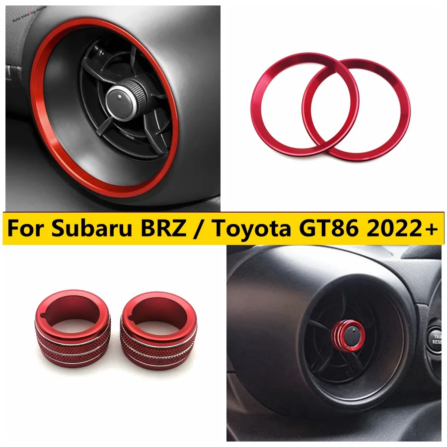 

Air Conditioning Vent Cover Trim Dashboard AC Outlet Decoral Frame Car Accessories Fit For Subaru BRZ / Toyota GT86 2022 - 2024