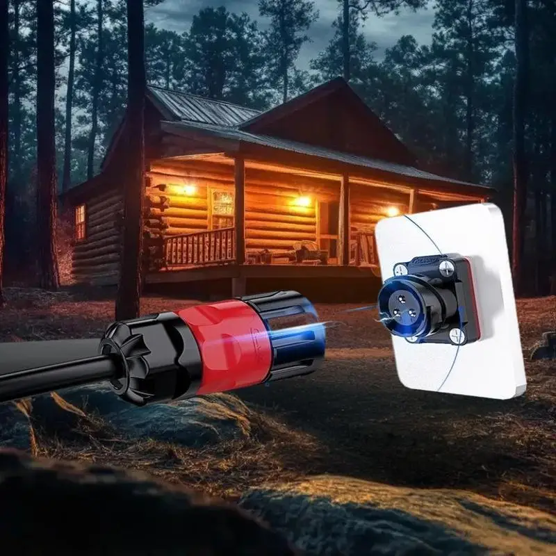 مجموعة موصل سلك كابل IP68 مقاومة للماء، M20 2/3/4 Pin ملحقات السيارات للوحة الإلكترونية #5