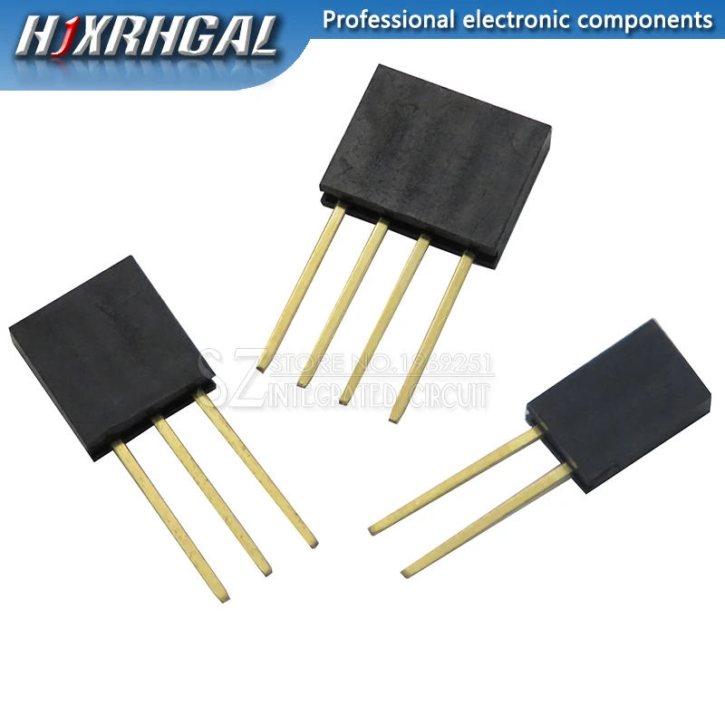 10pcs 2/3/4/6/8/10/15 Pin 2.54 mm Stackable Long Legs Femal Header For Arduino Shield
