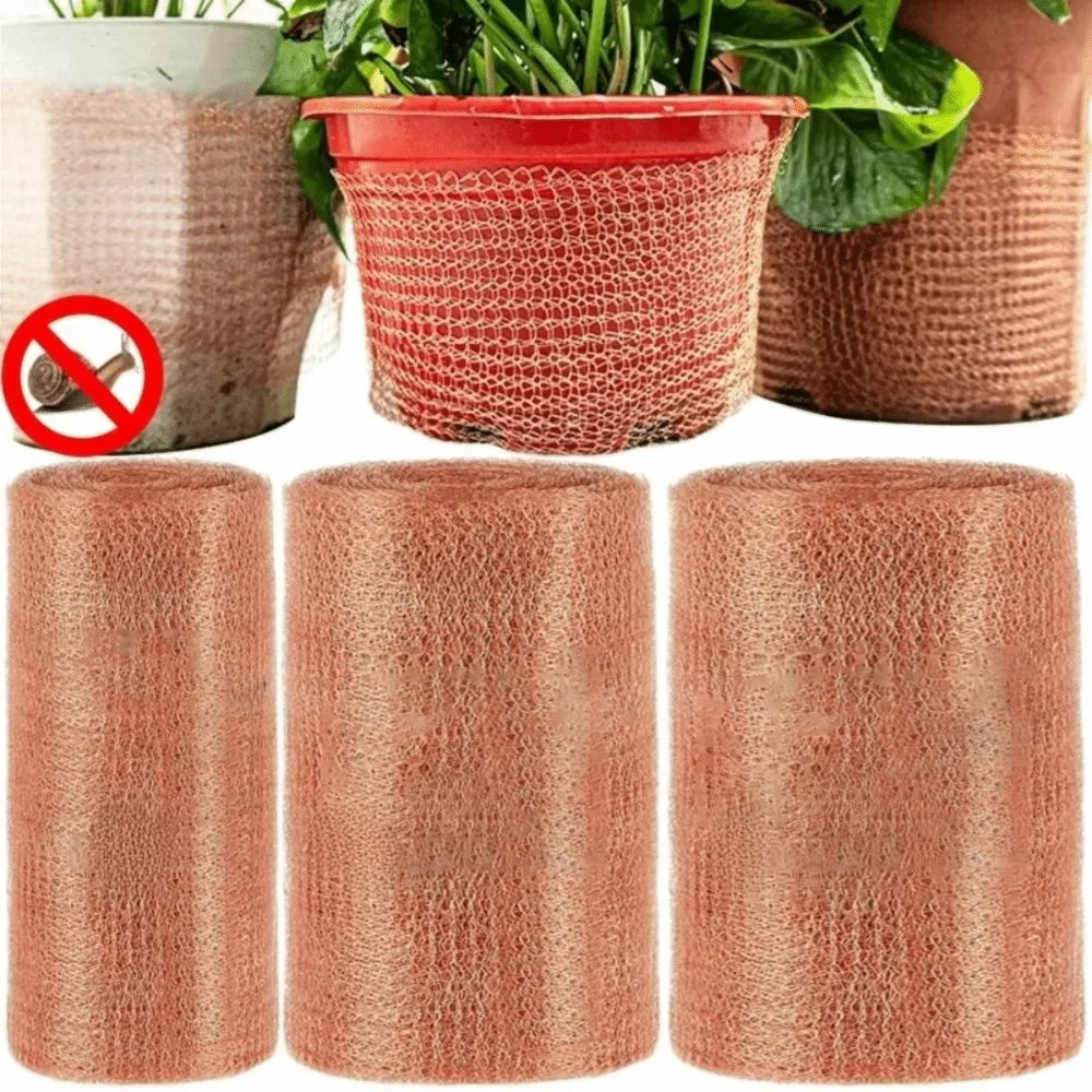 

Flexible Copper Tape Anti-Pest Copper Mesh Decorative Mesh Wire Protected Signal Shielding Net Outdoor Durable