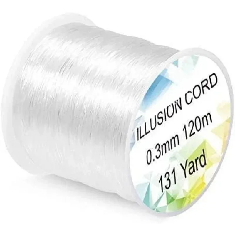 Fishing Wire for Hanging, Clear Fishing Line Invisible String Strong Monofilament Line for Hanging Decorations and Crafts