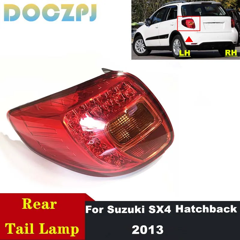 1PCS LED Tail Lamp Tail Lights Turn Signal Warning Brake Lamp For Suzuki SX4 Hatchback 2013