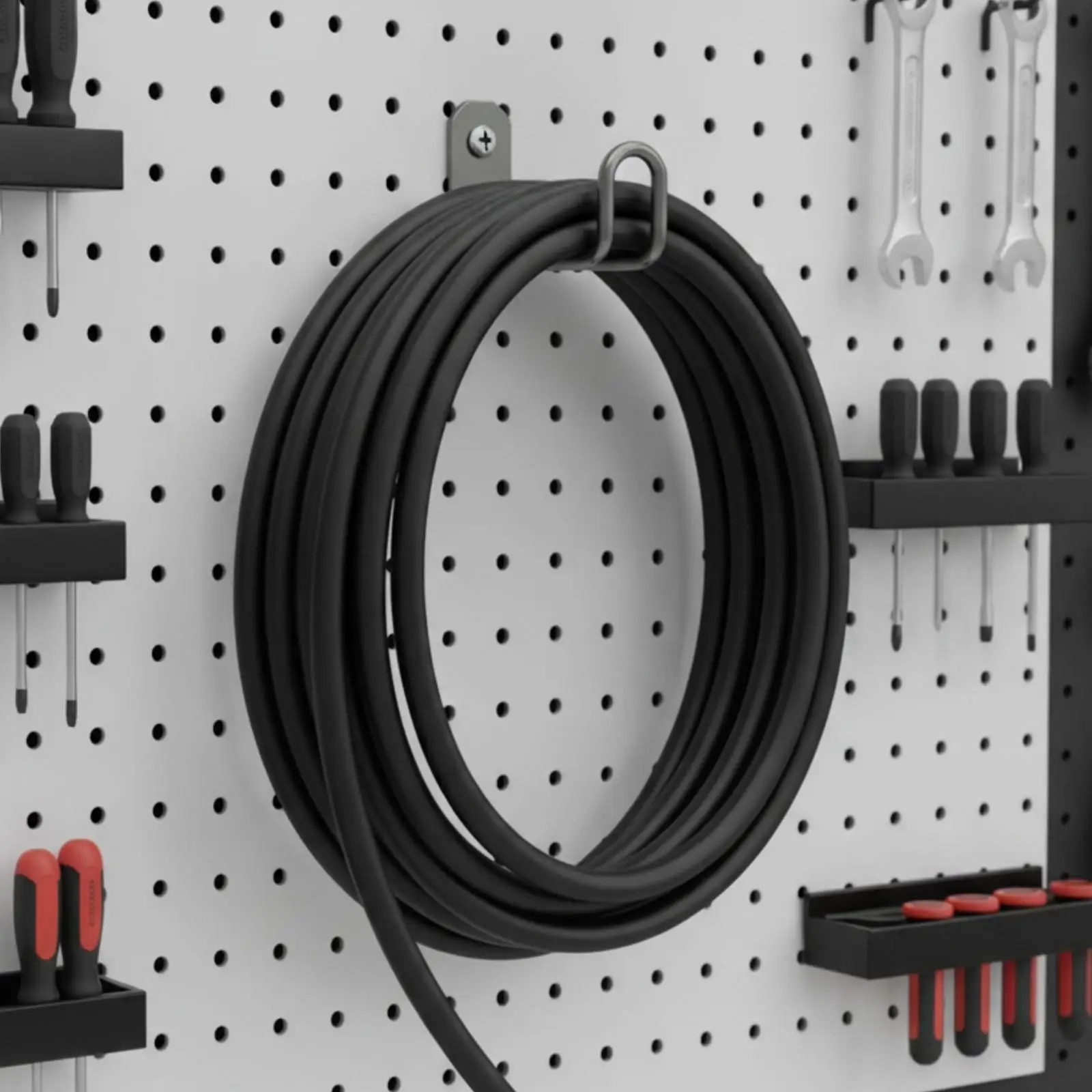 Flexible PU Air Compressor Tube 50M Coiled Pneumatic Hose for Workshop Garage Tools