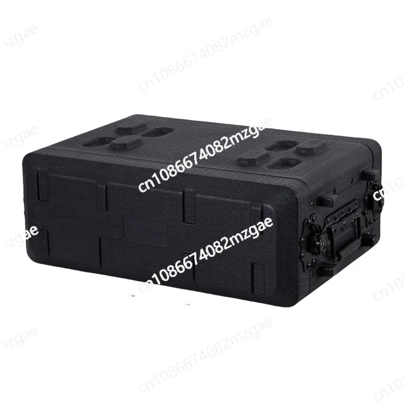 PE Plastic Air Case Stage Audio Power Amplifier Microphone Receiver 2U4U6U Cabinet Chassis Portable Microphone Case