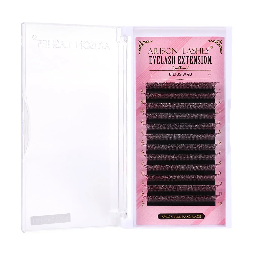 ARISON Soft 4D W Premade Volume Lashes Can be matched with YY 3D 5D W4D Shape Eyelashes Extension Cilios y w For Wholesale