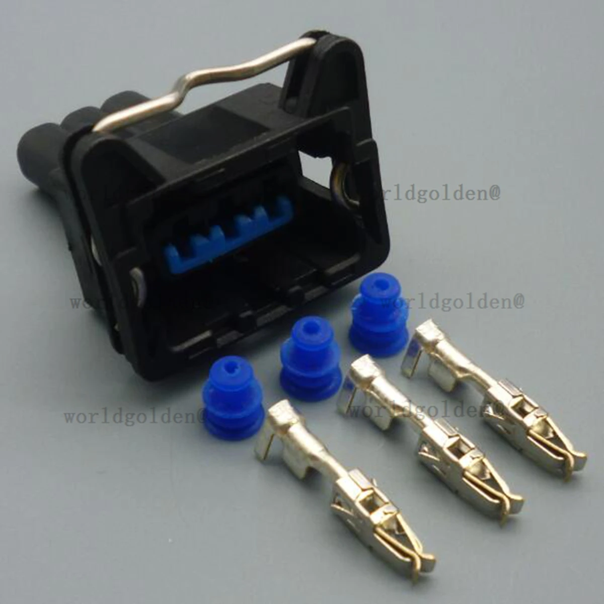 DJ7034Y-3.5-21 3Pin Socket Connector for Cars & Motorcycles, Fasten Circuit Wires To Fix Loose Vehicle Electrical Connections