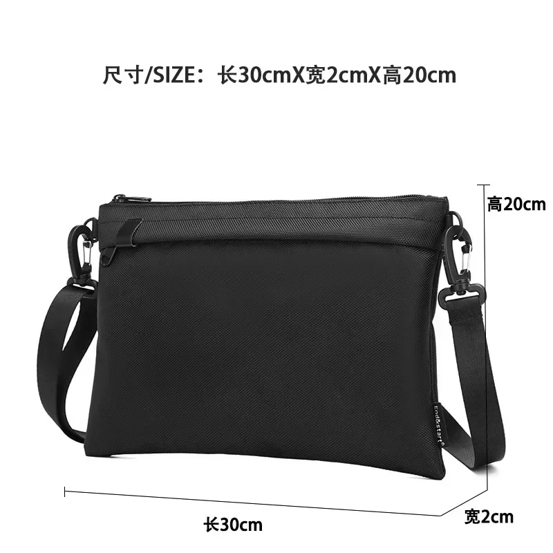 Men Large Oxford Shoulder Messenger Bags Solid Leisure Satchels Crossbody Fashion Street bags for Male Cross Body Casual 2024 가방