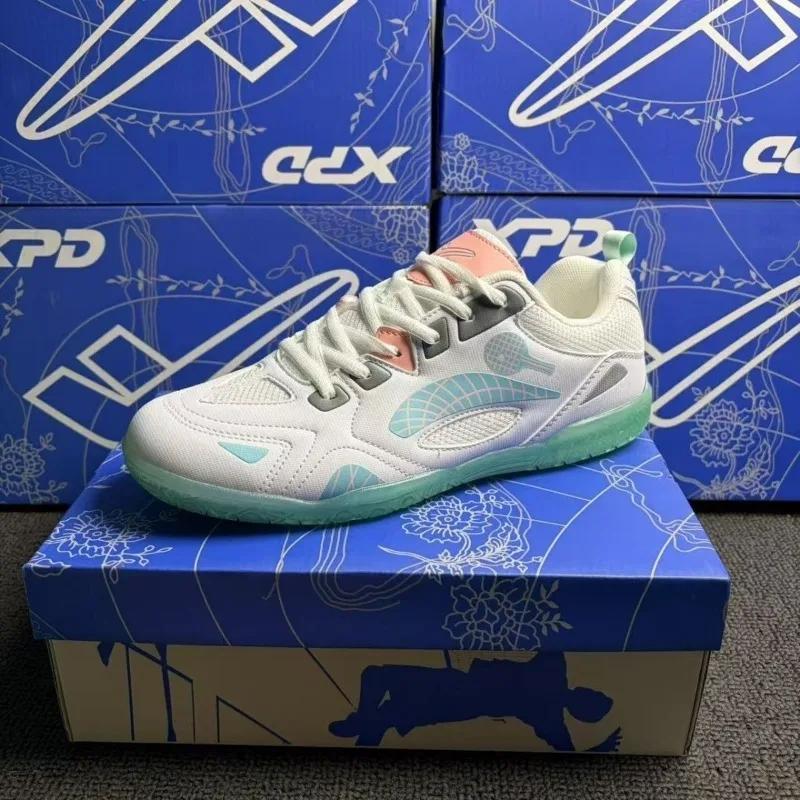 

2026 Professional Table Tennis Shoes Men Women Designer Badminton Shoes Couples Anti Slip Indoor Court Shoe Unisex Brand Sport S