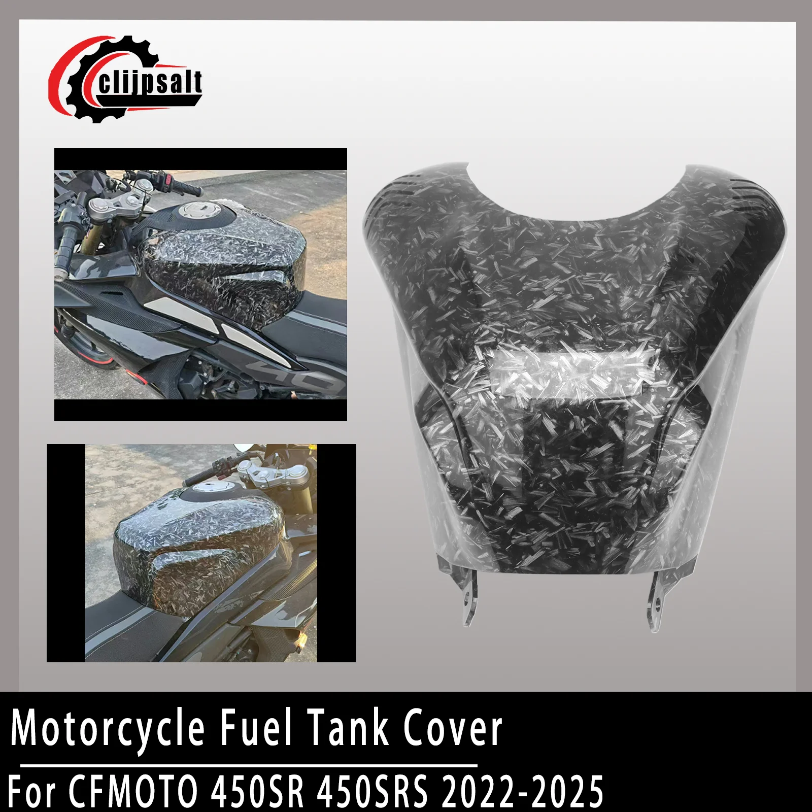 

Motorcycle ABS Carbon Fiber Fuel Tank Cap ABS Material Premium Edition For CFMOTO 450SR/SRS 2022, 2023, 2024, 2025 Models