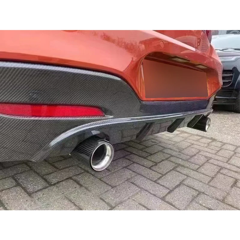 

Car Rear Lip Splitter Guard For BMW 1 Series F20 Carbon Fiber Rear Bumper Diffuser Spoiler Auto Parts Body Kit