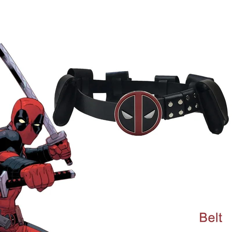 SN60 DEADPOOL Swords Belt Pistol Holster Adults Children Cosplay Costume Accessories Props Boys Toys Birthday Christmas Gift1@j$