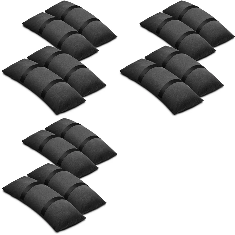 

AAAF Umbrella Base Weights Outdoor Fillable Sandbags Weatherproof Patio Furniture Weights For Umbrella Stand For Garden 12Pcs